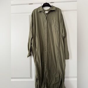 Universal Thread Sage Green Shirt Dress